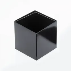 Cube/Truffle Box Folding Base; Gloss Black 